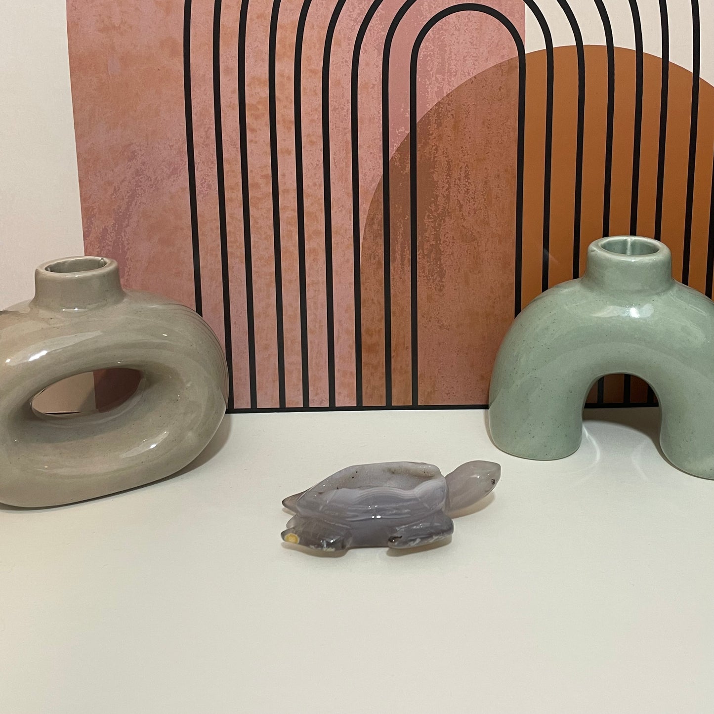 Tortue Agate Druzy - 116 grammes