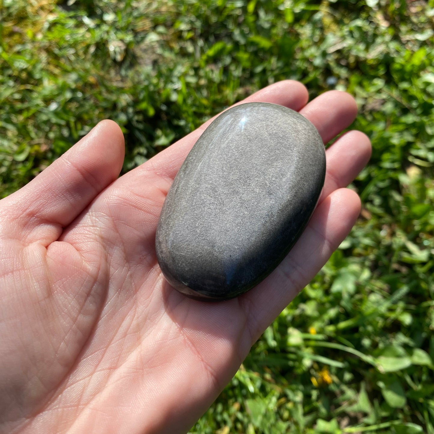 Guijarro Obsidiana Plata 90gr