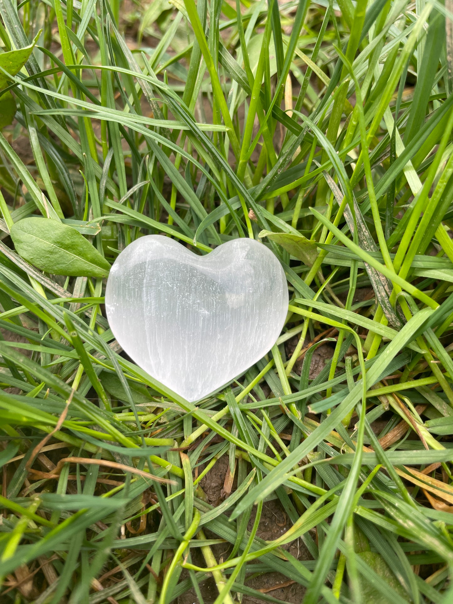 Selenite Heart