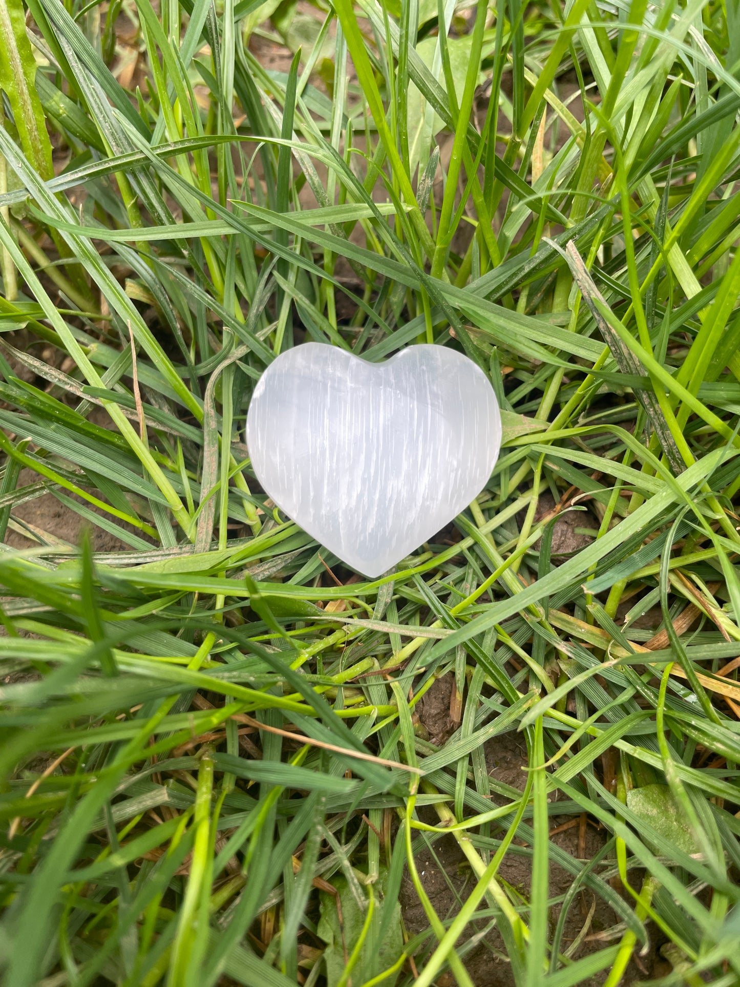 Selenite Heart