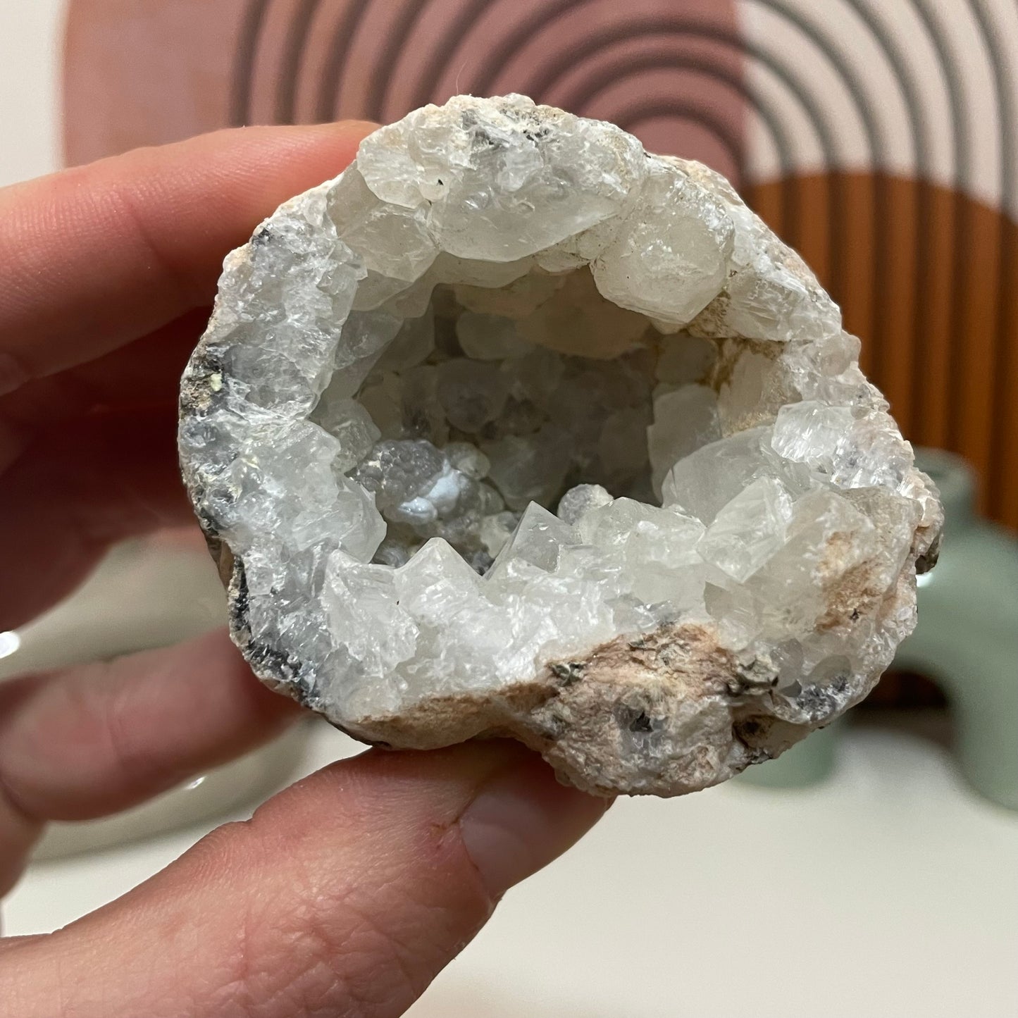 Rock Crystal Geode - 129 grams