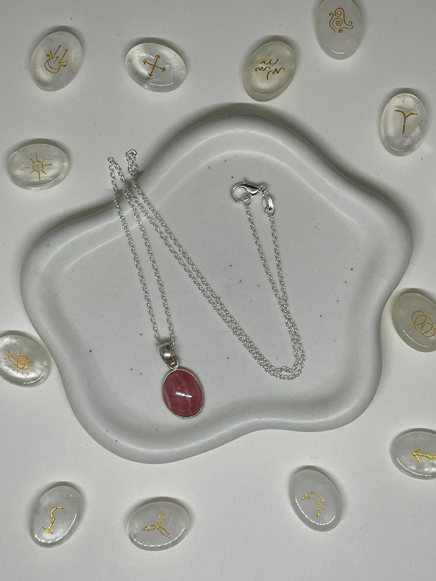 Collar Rodocrosita - Plata 925