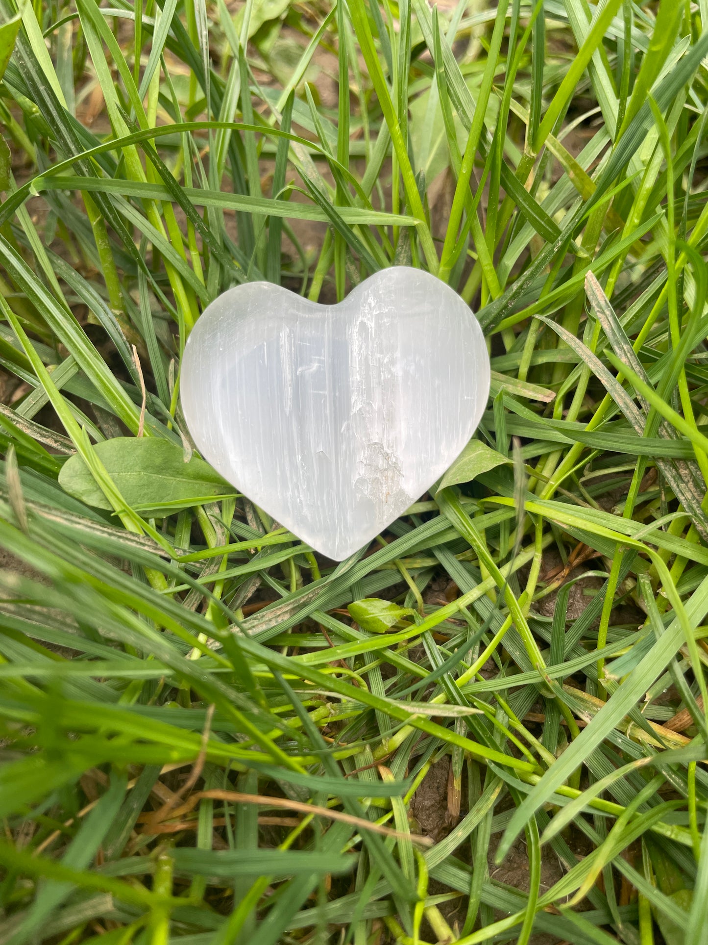 Selenite Heart