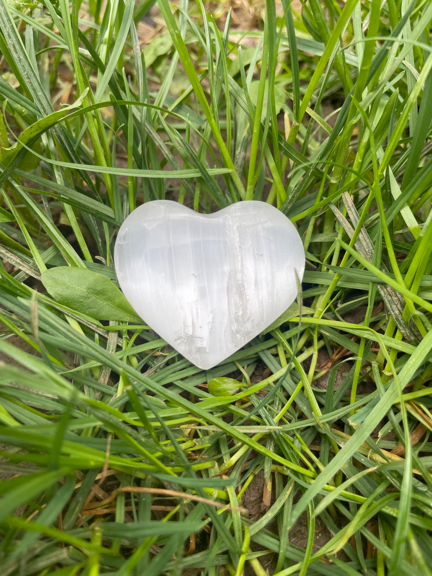 Selenite Heart