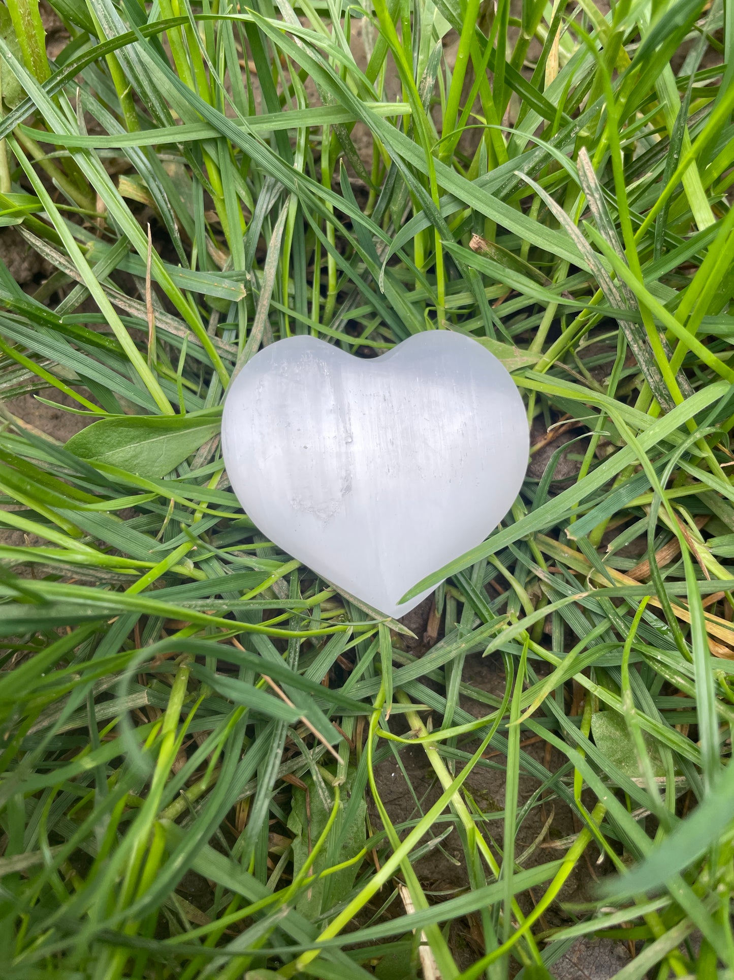 Selenite Heart