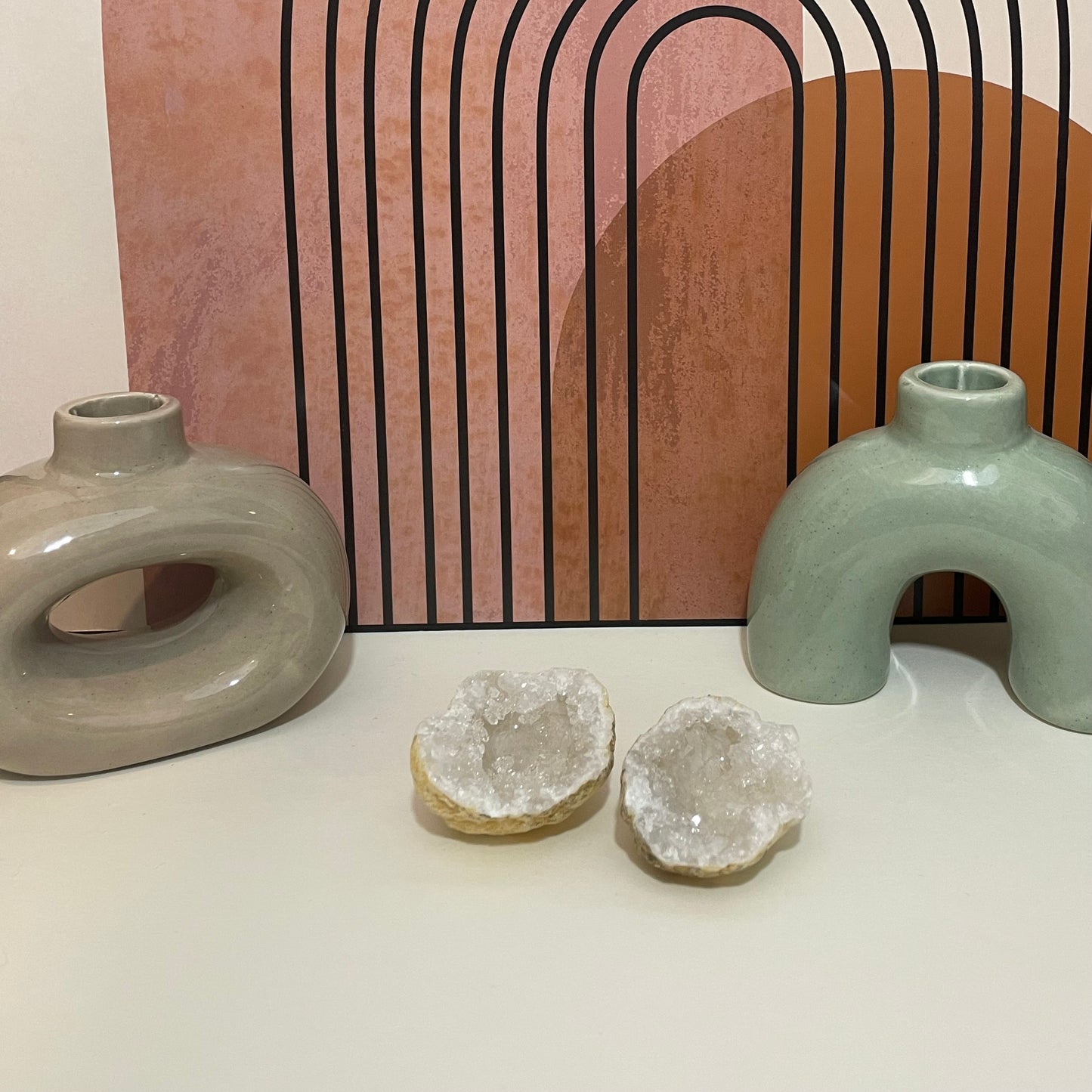 Mini Géode de Cristal de Roche - 115 grammes