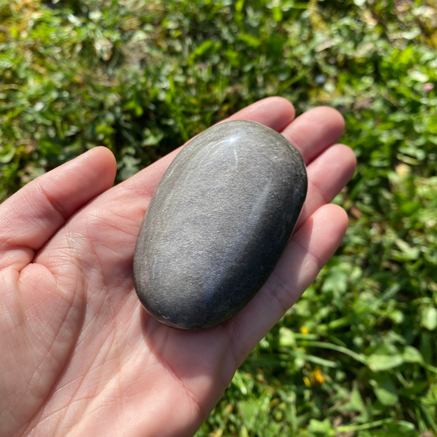 Guijarro Obsidiana Plata 90gr