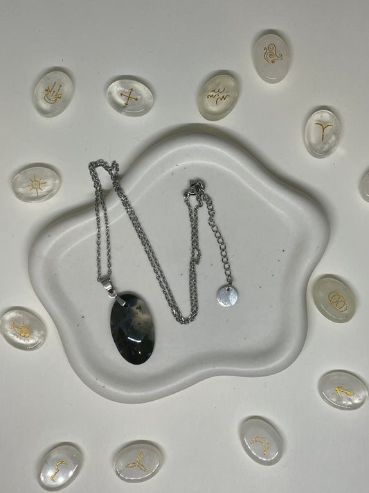 Collier Agate Mousse