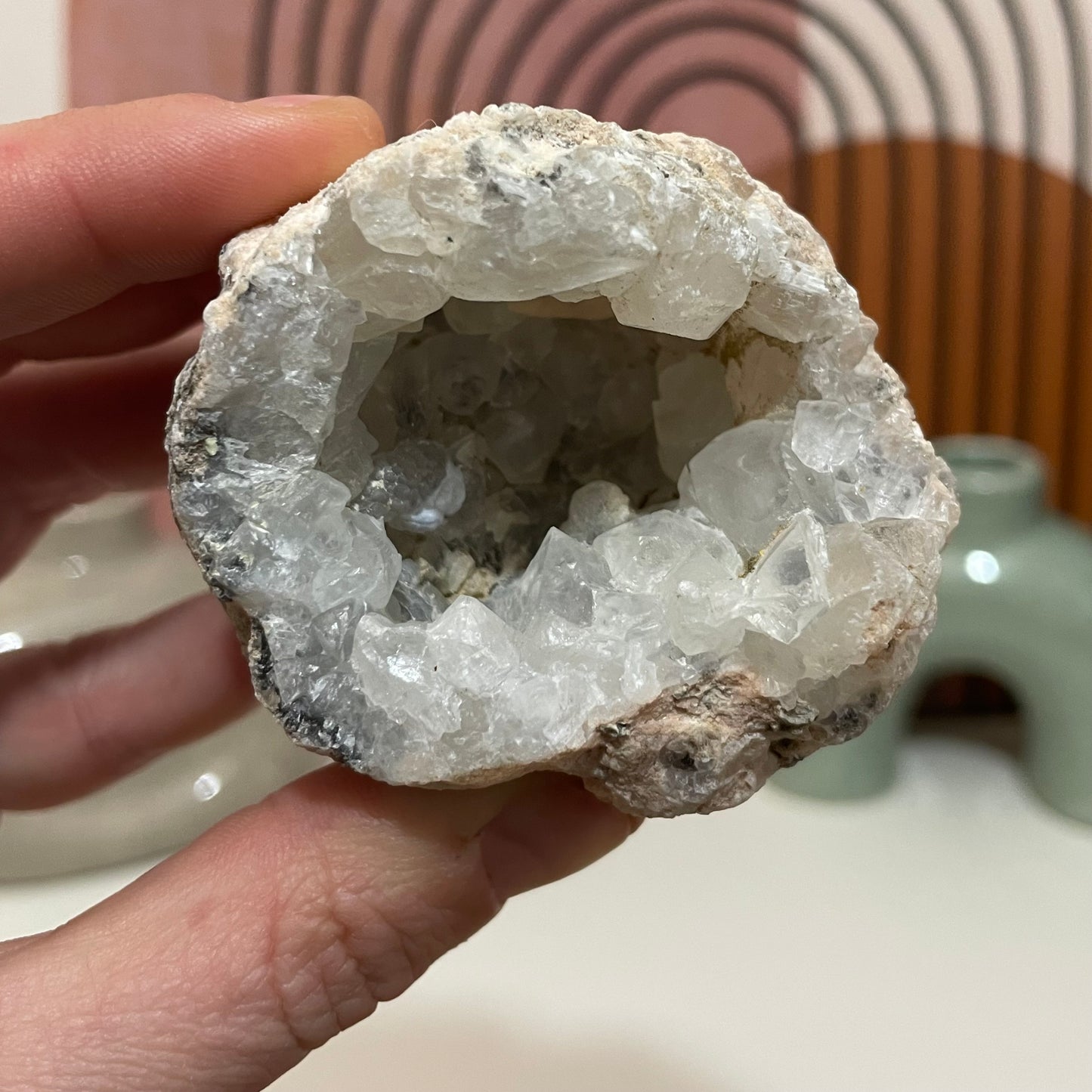 Rock Crystal Geode - 129 grams