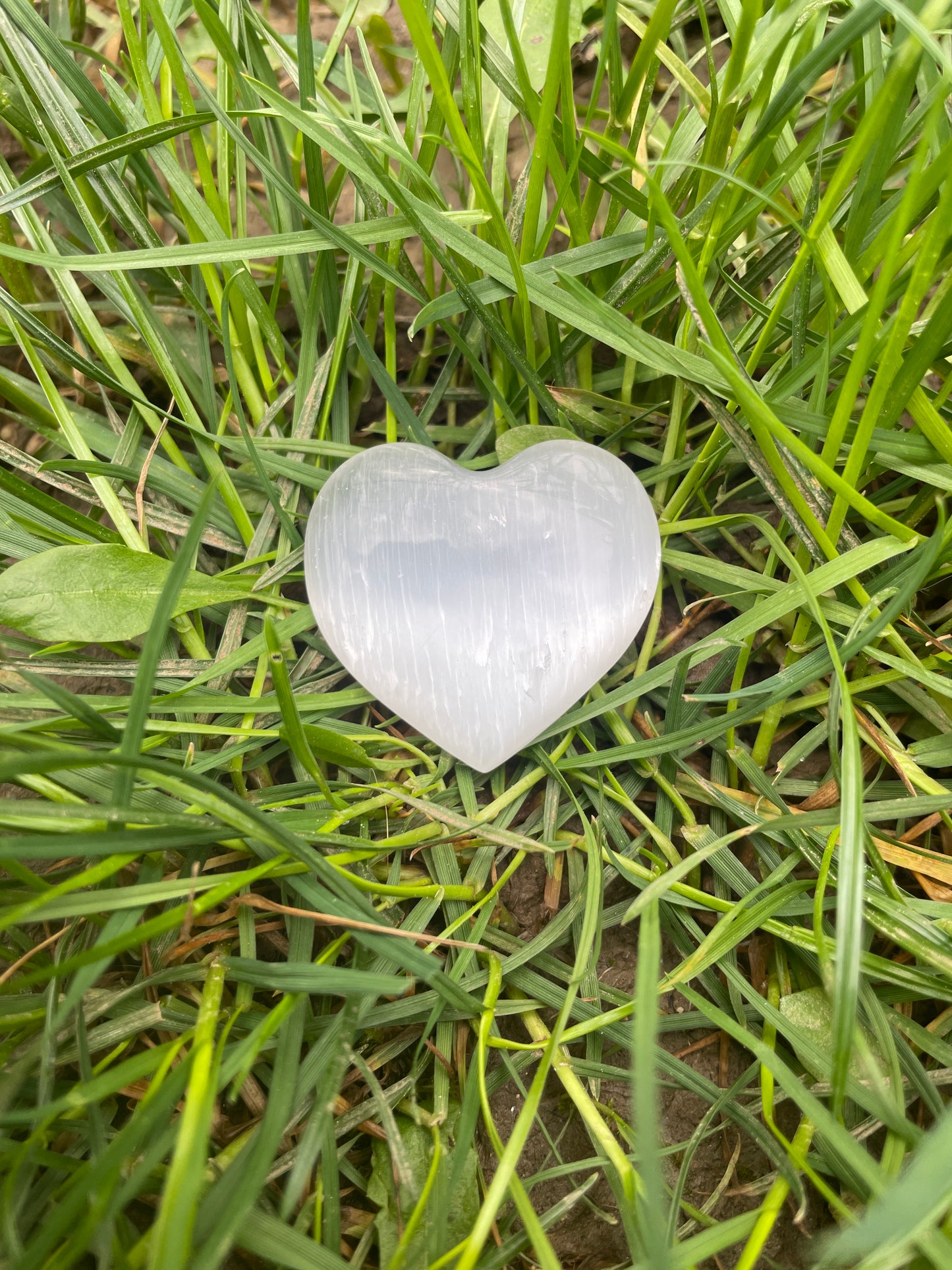 Selenite Heart