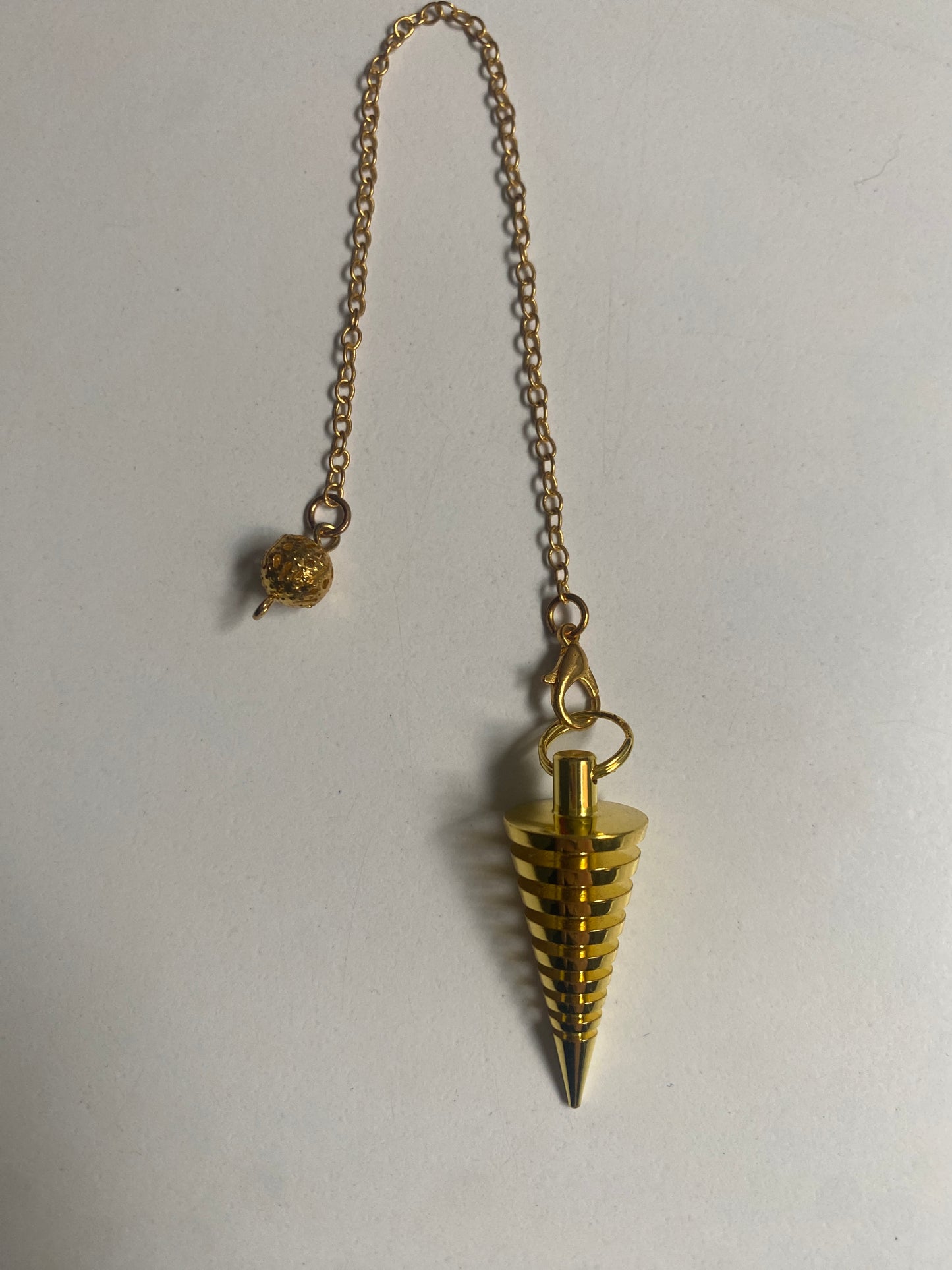 Pendule Strié Doré