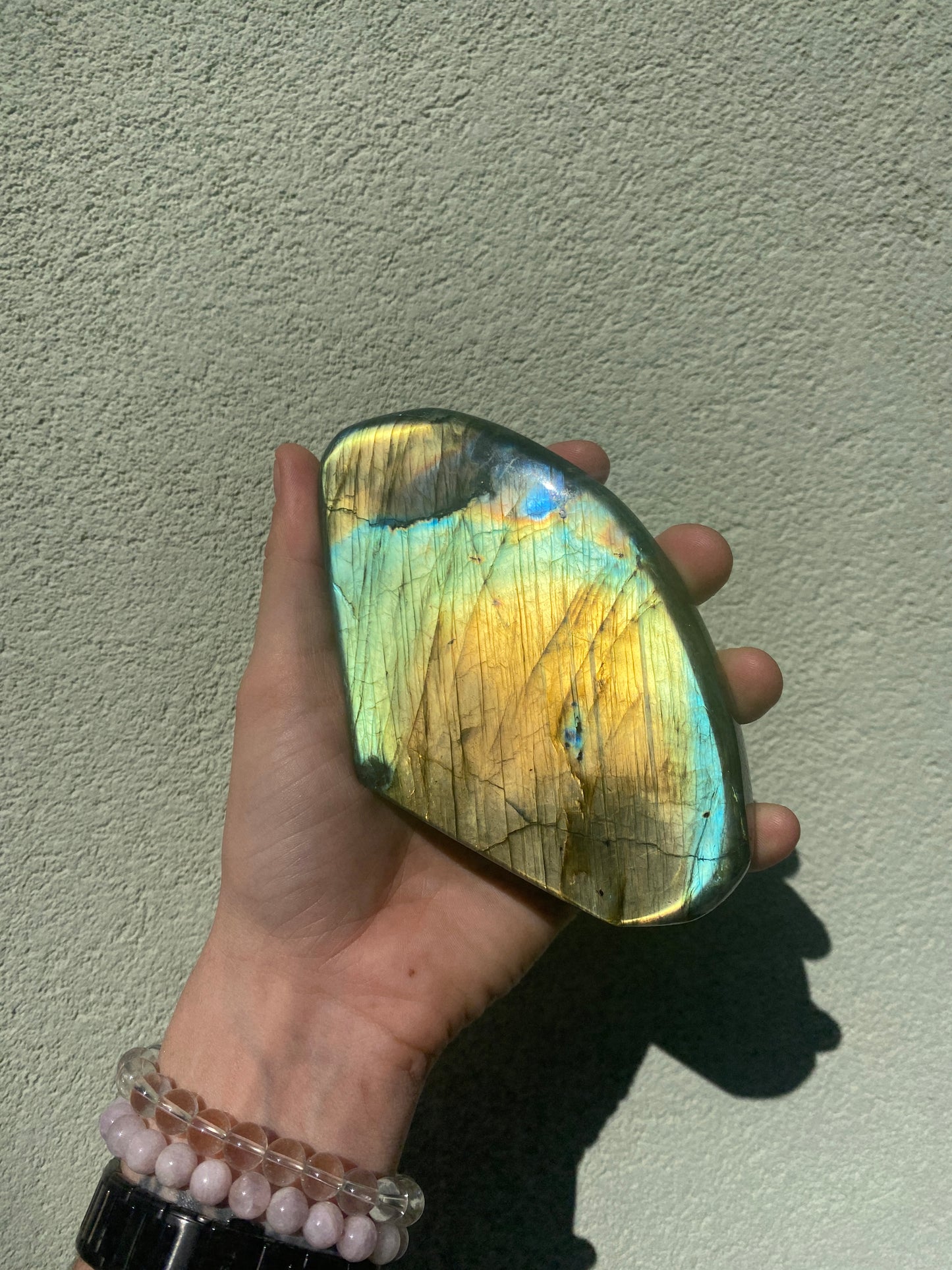 Free Form of Polished Labradorite - 558 grams
