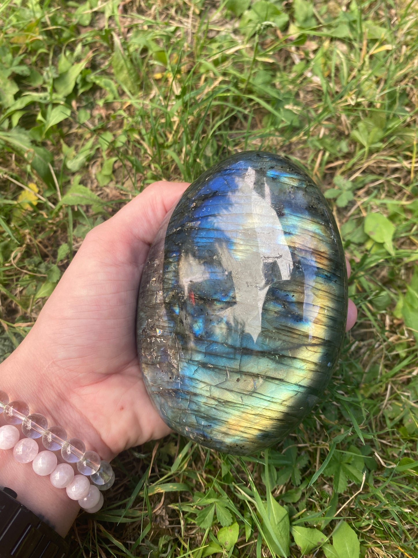 Free Form of Polished Labradorite - 625 grams
