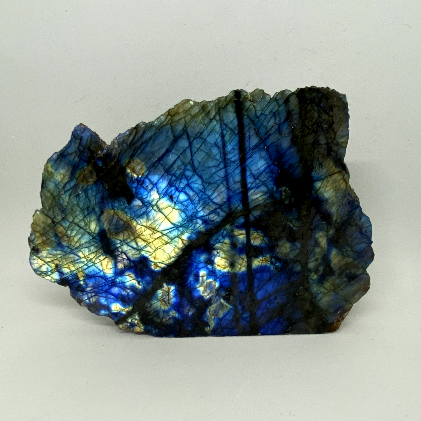 Semi-Polished Labradorite Block - 482 grams