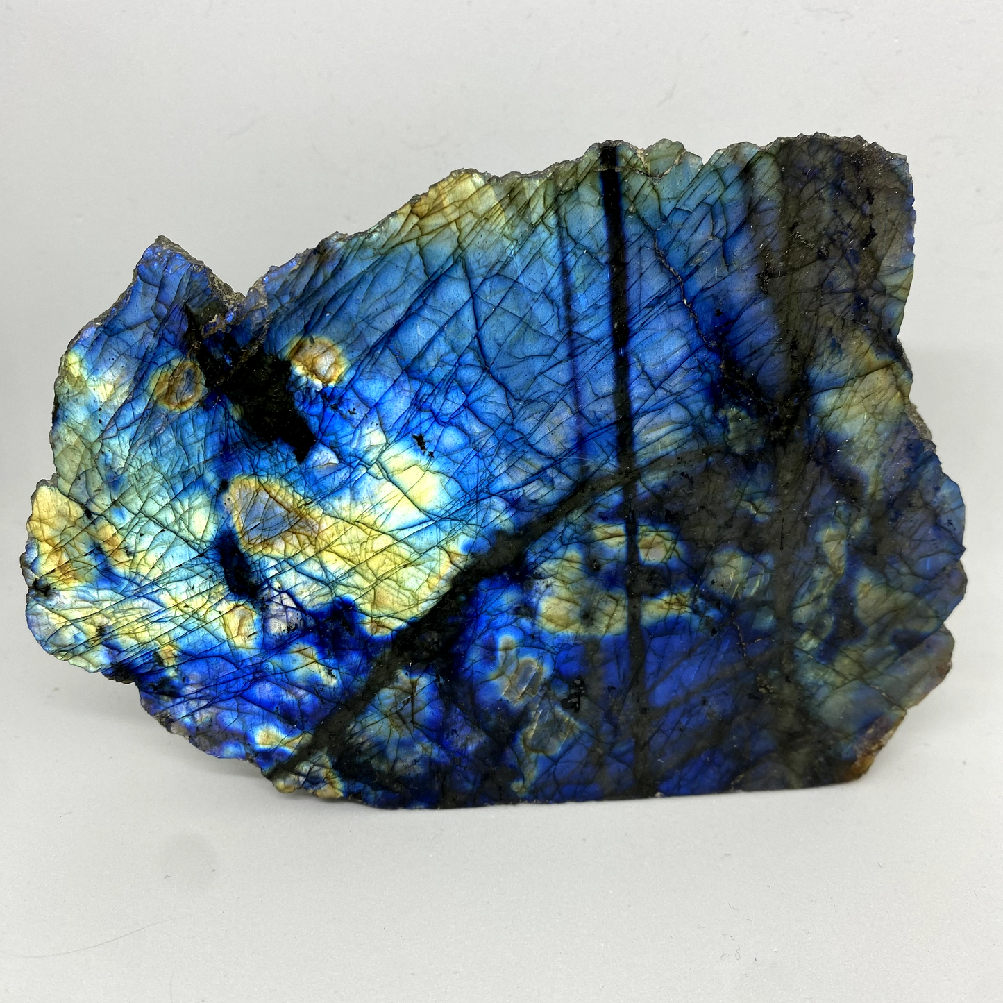 Semi-Polished Labradorite Block - 482 grams