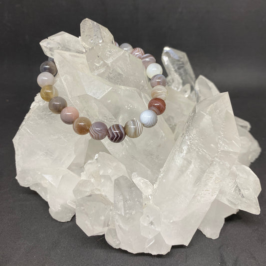 Pulsera de ágata de Botsuana