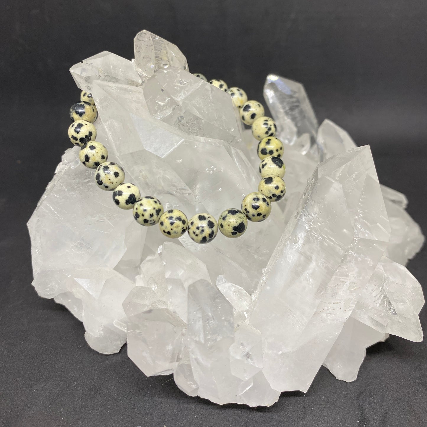 Bracelet Jaspe Dalmatien