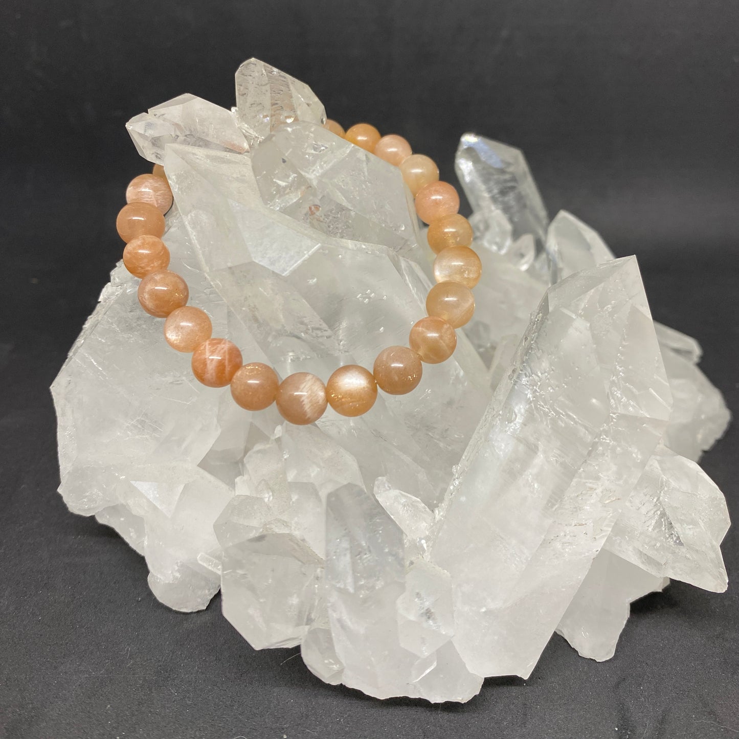 Bracelet Pierre de Lune Abricot