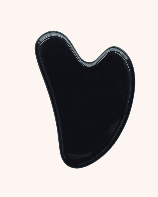 Gua Sha de massage - Obsidienne Noire