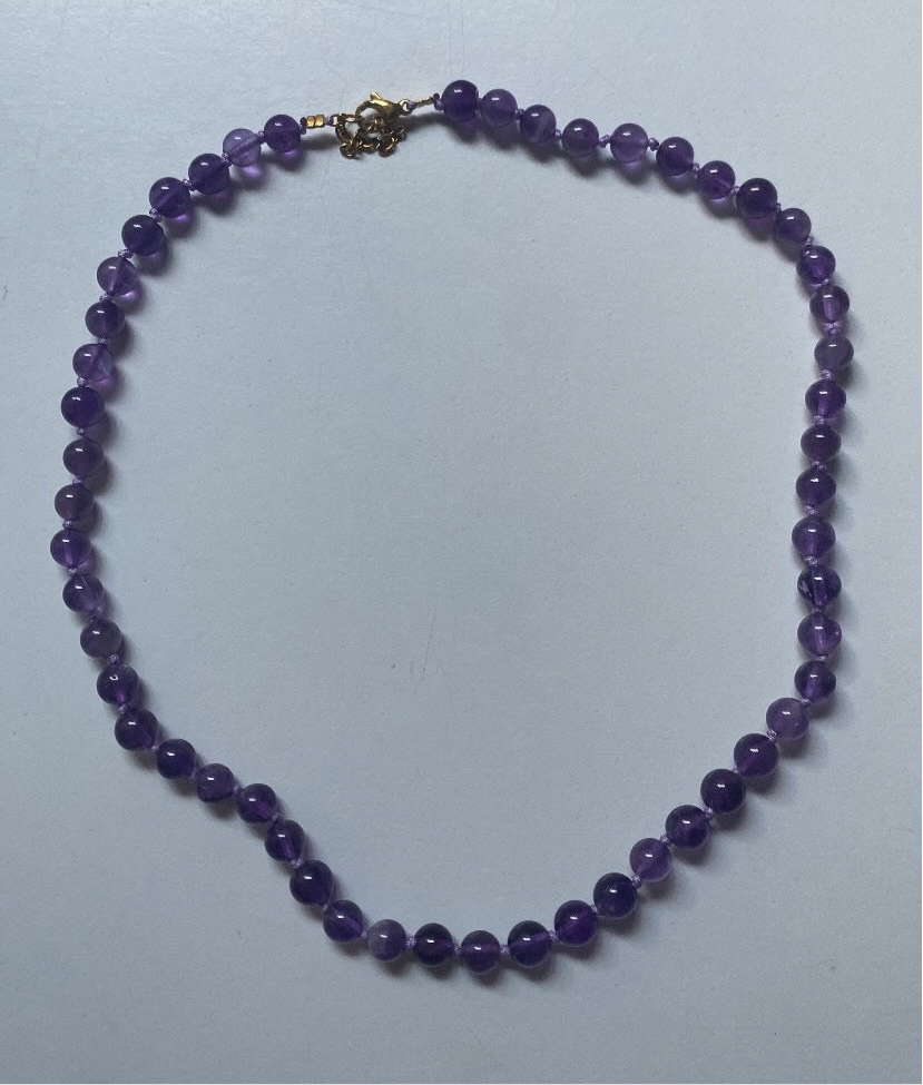Collier Améthyste pour Cynthia