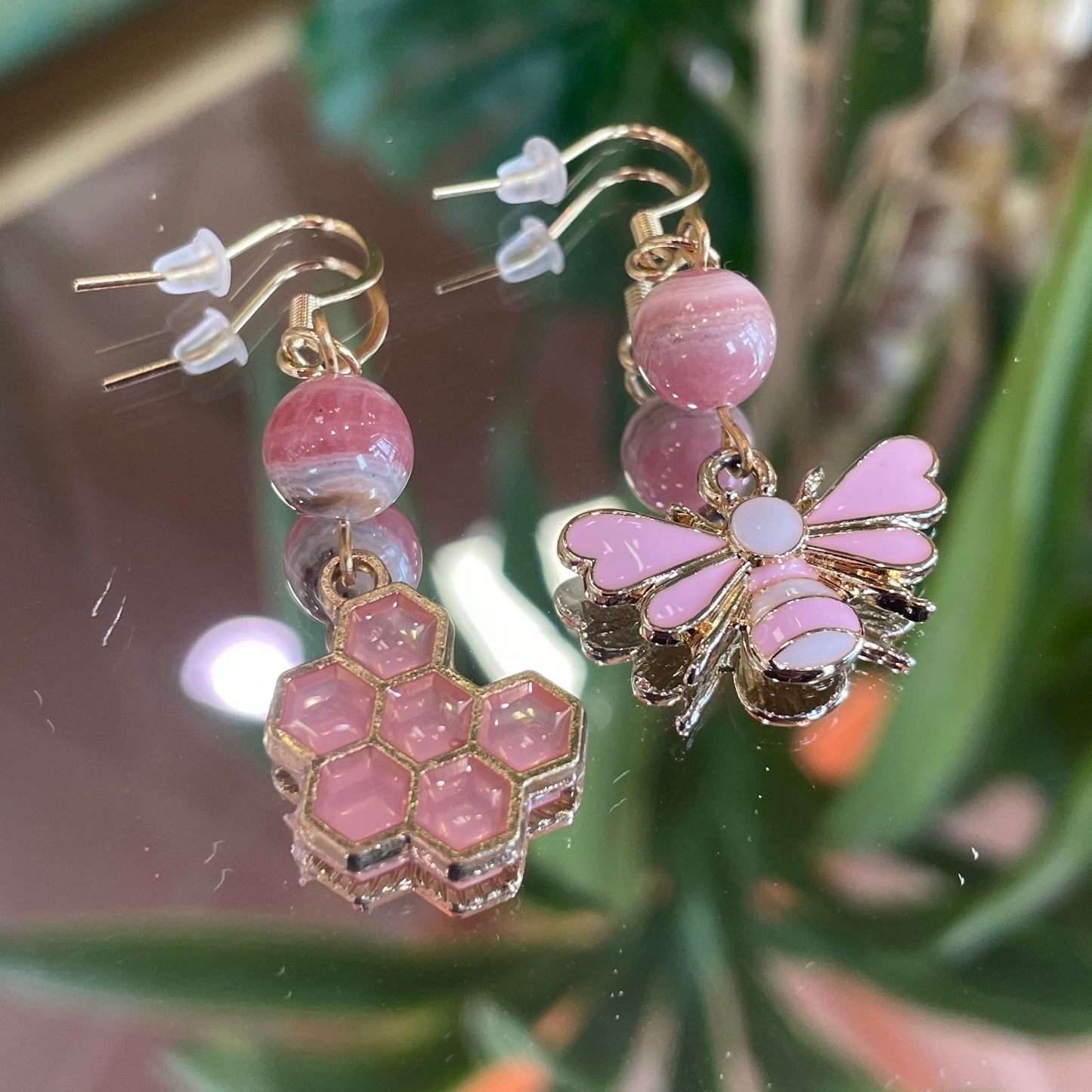 Boucles d’Oreilles - Abeille et Ruche