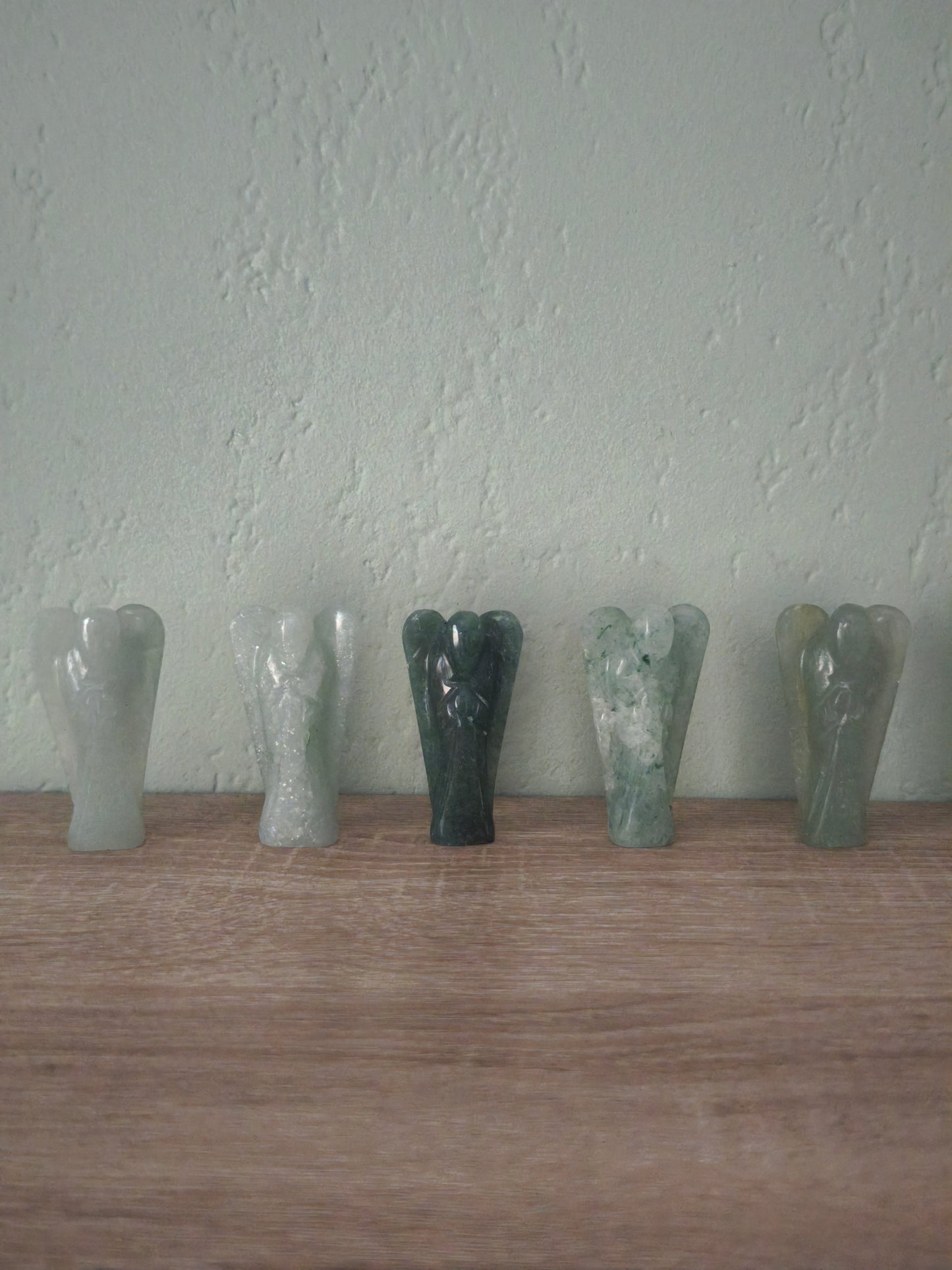 Ange en Aventurine Verte - Ange Gardien de Chance, Tranquillité & Espérance