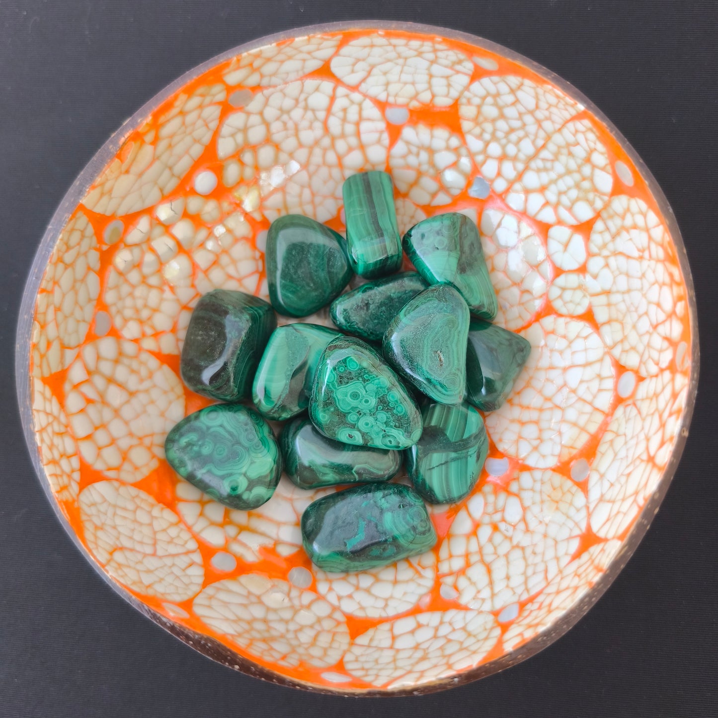 Pierre Roulée Malachite