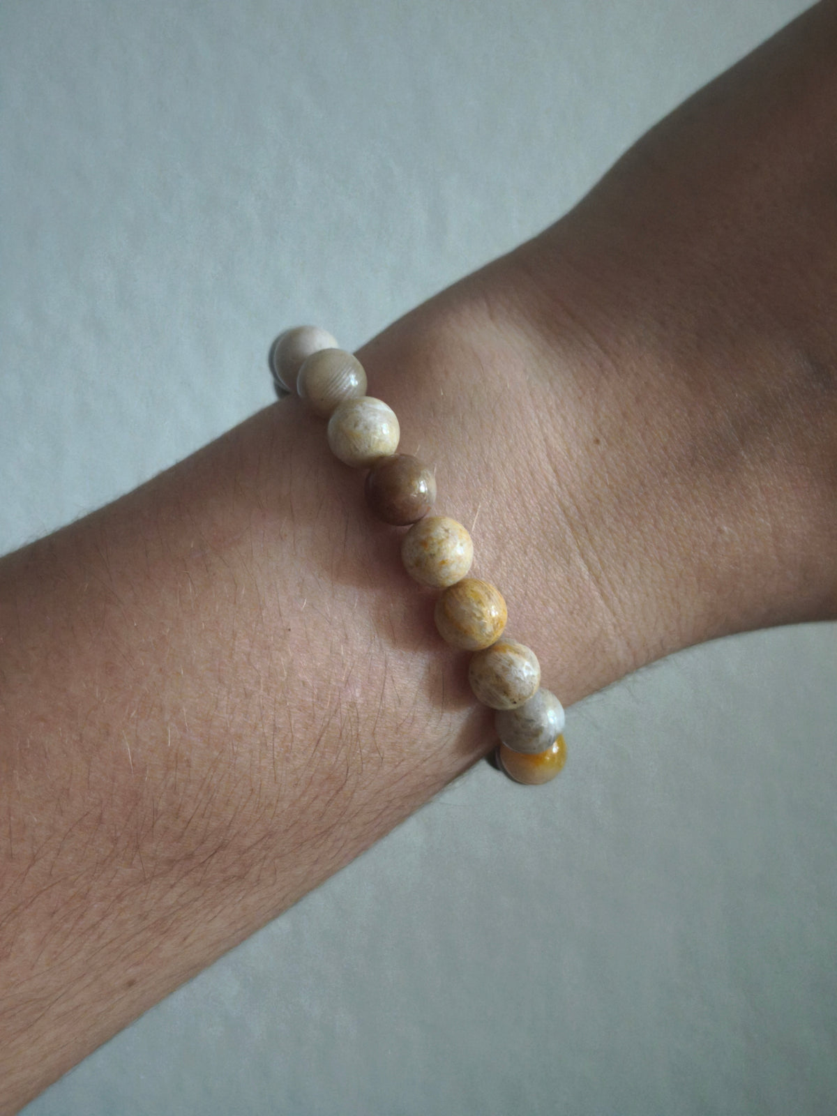 Bracelet en Corail Fossil - Ancrage, Lâcher-prise & Stabilité