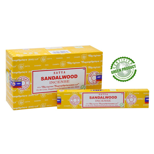Encens Satya - Bois de Santal 15gr
